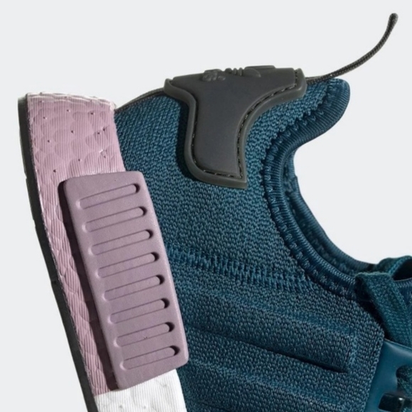 NWT adidas NMD_R1 Teal Running Workout Shoes - Picture 5 of 8